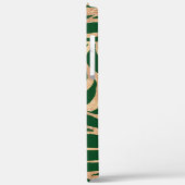 Coques Case-Mate iPhone Elégante Parties scintillant or Zebra Green Poster (Verso / Gauche)