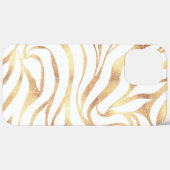 Coques Case-Mate iPhone Elégante Parties scintillant or Zebra Poster de an (Verso / Droite)