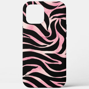 Case-Mate iPhone Case Elégante Parties scintillant Rose d'or Zebra Post