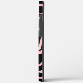 Coques Case-Mate iPhone Elégante Parties scintillant Rose or Zebra Black P (Verso / Gauche)