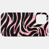 Coques Case-Mate iPhone Elégante Parties scintillant Rose or Zebra Black P (Verso (horizontal))