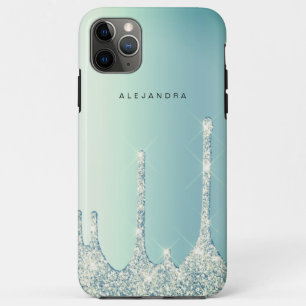 Case-Mate iPhone Case Elégante parties scintillant verte à la menthe