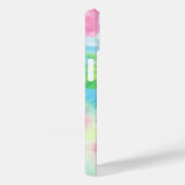 Coques Case-Mate iPhone Élégante Parties scintillant verte Drives Tie Dye (Verso / Droite)