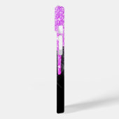 Coques Case-Mate iPhone Elégante Parties scintillant violet Parties scint (Verso / Gauche)