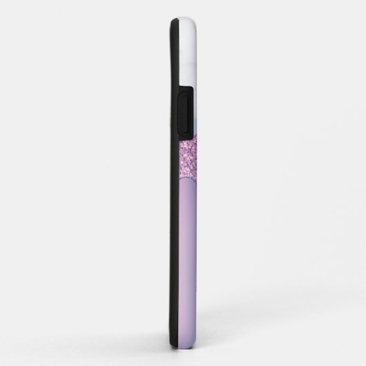 Coques Case-Mate iPhone Elégante parties scintillant violette élégante gou (Dos/Droite)