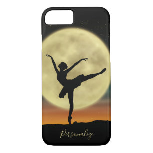 Case-Mate iPhone Case Elégante Pleine lune de silhouette Ballerina Perso