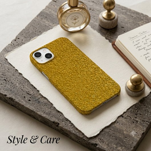 Coques Case-Mate iPhone Élégante protection à texture or
