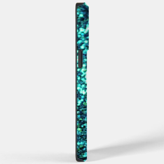 Coques Case-Mate iPhone Élégante tendance Parties scintillant Turquoise ba (Verso / Droite)