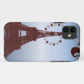 Coques Case-Mate iPhone élégante tour eiffel paris (Dos (Horizontal))