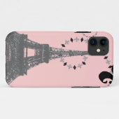 Coques Case-Mate iPhone élégante tour eiffel paris (Dos (Horizontal))