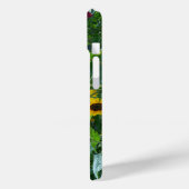 Coques Case-Mate iPhone Elégante vue jardin marguerites cosmos tournesols (Verso / Gauche)