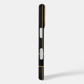 Coques Case-Mate iPhone Élégantes bandes verticales rétro (Verso / Droite)