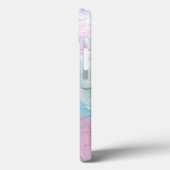 Coques Case-Mate iPhone Élégantes couleurs fluides violettes, vertes, rose (Verso / Gauche)