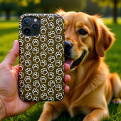 Coques Case-Mate iPhone Élégantes pattes de chien brun