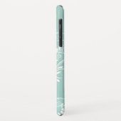 Coques Case-Mate iPhone Élégantes torsades Turquoises (Dos/Gauche)