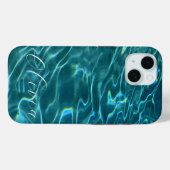 Coques Case-Mate iPhone Elégantes vagues océaniques turquoises (Verso (horizontal))