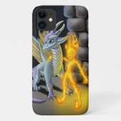 Coques Case-Mate iPhone Élément de feu et dragon (Dos)