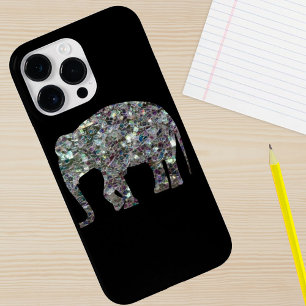 Coques Pour iPhone Élément en mosaïque argentée colorée scintillante