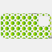 Coques Case-Mate iPhone Élément vert à pois (Verso (horizontal))