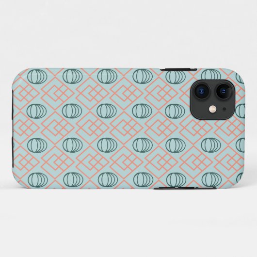 Coques Case-Mate iPhone Éléments Art déco (Dos (Horizontal))