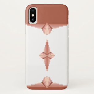 Case-Mate iPhone Case Éléments Art déco dans une palette d'or rose
