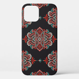 Case-Mate iPhone Case éléments cachemire asiatique, motif vintage boho.
