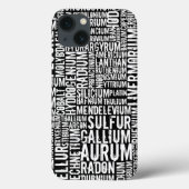 Coques Case-Mate iPhone Éléments chimiques (Verso)