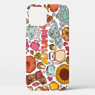 Case-Mate iPhone Case Eléments d'automne mignons tirés à la main