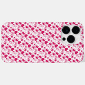 Coques Case-Mate iPhone éléments de motifs de la Saint-Valentin (Verso (horizontal))
