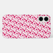 Coques Case-Mate iPhone éléments de motifs de la Saint-Valentin (Verso (horizontal))