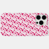 Coques Case-Mate iPhone éléments de motifs de la Saint-Valentin (Verso (horizontal))