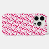 Coques Case-Mate iPhone éléments de motifs de la Saint-Valentin (Verso (horizontal))
