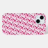 Coques Case-Mate iPhone éléments de motifs de la Saint-Valentin (Verso (horizontal))
