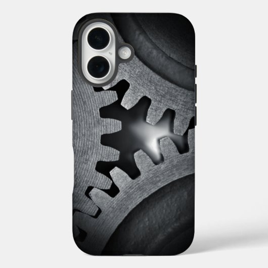 Coques Case-Mate iPhone Éléments mécaniques Steampunk engrenages imbriqués (Verso)