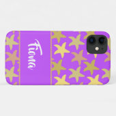Coques Case-Mate iPhone Élepée colorée sur violet (Dos (Horizontal))