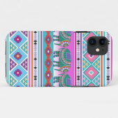 Coques Case-Mate iPhone Eléphant avec Motif aztèque (Dos (Horizontal))