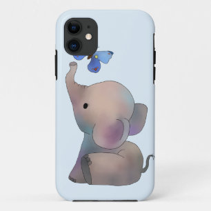 Case-Mate iPhone Case Éléphant avec papillon