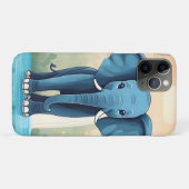 Coques Case-Mate iPhone Eléphant Bébé Bleu Whimsical, (Dos (Horizontal))