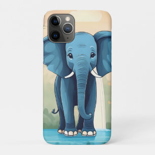 Case-Mate iPhone Case Eléphant Bébé Bleu Whimsical,