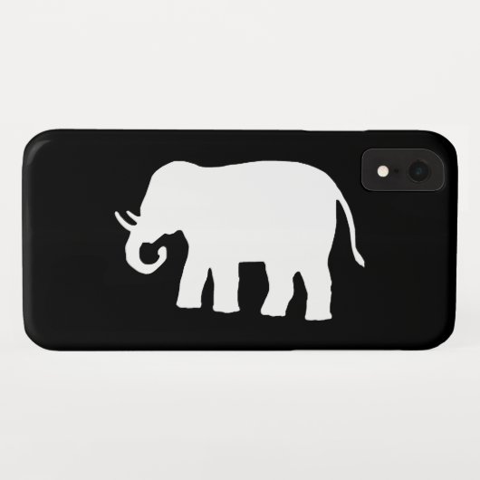 Coques Case-Mate iPhone Eléphant blanc (Dos (Horizontal))