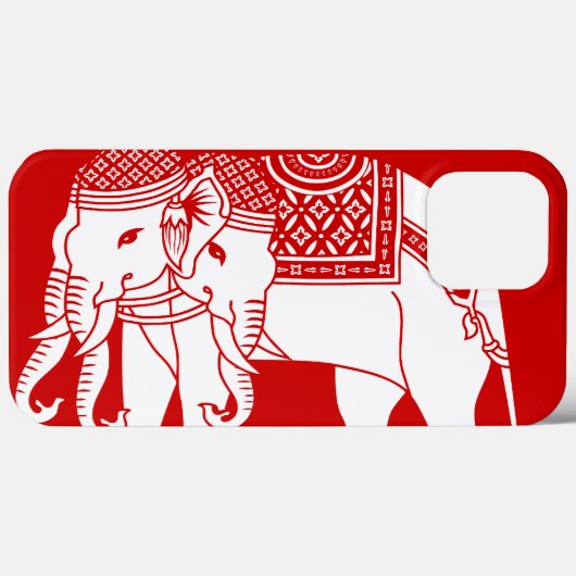 Coques Case-Mate iPhone Elephant blanc thaïlandais Erawan (Verso (horizontal))