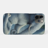 Coques Case-Mate iPhone Éléphant Bleu (Dos (Horizontal))