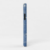 Coques Case-Mate iPhone Éléphant Bleu Mandala (Dos/Droite)