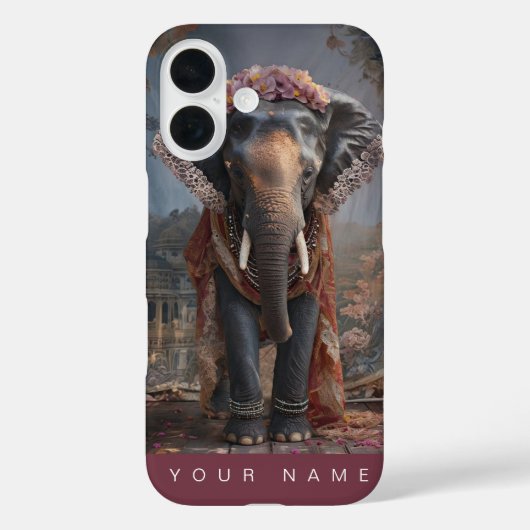 Coques Case-Mate iPhone Eléphant botanique (Verso)