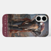 Coques Case-Mate iPhone Eléphant botanique (Verso (horizontal))