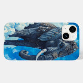 Coques Case-Mate iPhone 🐘 Éléphant céleste (Verso (horizontal))