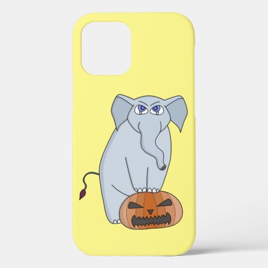 Coques Case-Mate iPhone Eléphant citrouille (Verso)