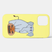 Coques Case-Mate iPhone Eléphant citrouille (Verso (horizontal))