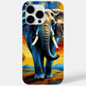 Coques Case-Mate iPhone Eléphant dans la nuit étoilée (Verso)