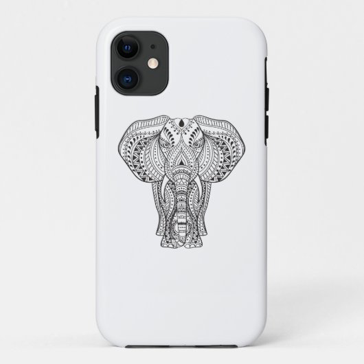 Coques Case-Mate iPhone Éléphant d'Asie ethnique (Dos)